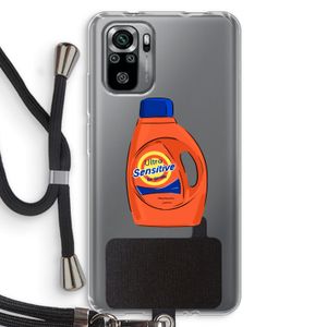Ultra Sensitive: Xiaomi Redmi Note 10S Transparant Hoesje met koord