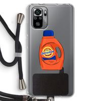 Ultra Sensitive: Xiaomi Redmi Note 10S Transparant Hoesje met koord