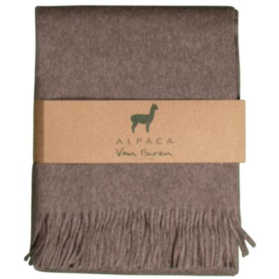 Alpaca Plaid - Chocolade - 200x150cm - Nieuw!