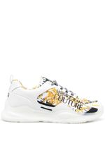 Versace Jeans Couture baskets à imprimé baroque - Blanc