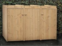 Containerberging Triple 215x80x120 cm- - Hout- Tuindeco