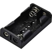 TRU COMPONENTS TC-13220524 Batterijhouder Aantal cellen: 2 AA (penlite) Soldeeraansluiting (l x b x h) 60 x 33 x 15 mm