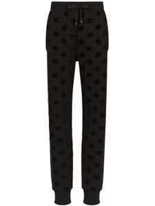 Dolce & Gabbana pantalon de jogging à logo floqué - Noir