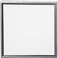 Canvas schildersdoek met lijst zilver 40 x 40 cm - thumbnail