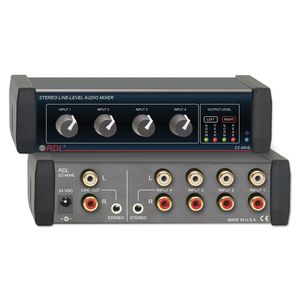 RDL EZ-MX4LX - stereo line-level audio mixer