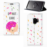 Samsung Galaxy S9 Flip Style Cover Donut Roze - thumbnail