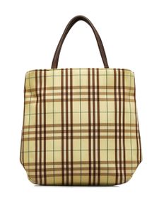 Burberry Pre-Owned sac à main à motif House Check (2000-2017) - Jaune