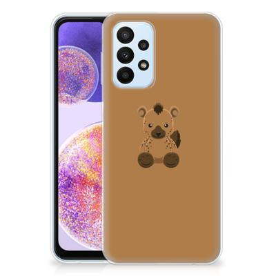 Samsung Galaxy A23 Telefoonhoesje met Naam Baby Hyena Samsung Galaxy A23 Telefoonhoesje met Naam Baby Hyena