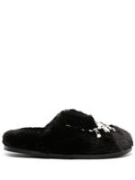 Simone Rocha chaussons à ornements strassés - Noir