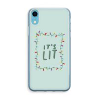 It's Lit: iPhone XR Transparant Hoesje
