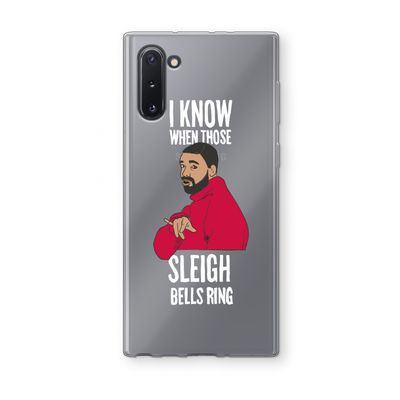 Sleigh Bells Ring: Samsung Galaxy Note 10 Transparant Hoesje