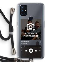 Music Player: OnePlus Nord N10 5G Transparant Hoesje met koord