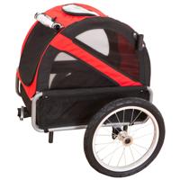VWP Dutchdogdesign dutchdog doggyride mini 20 rood trekstang los bestellen