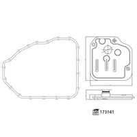 Filterset transmissieolie 173141