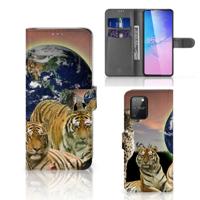 Samsung S10 Lite | Telefoonhoesje | Met pasjeshouder | Roofdieren