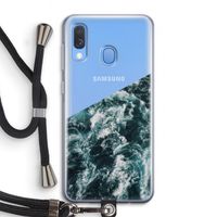 Zee golf: Samsung Galaxy A40 Transparant Hoesje met koord