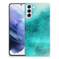 Smartphone hoesje Samsung Galaxy S21 Plus Painting Blue