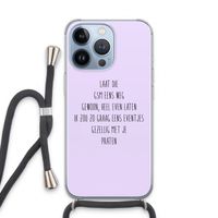 GSM: iPhone 13 Pro Transparant Hoesje met koord
