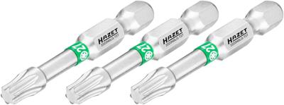 HAZET Bit 2223NSLG-T27/3 · 1/4 inch (6,3 mm) zeskant massief · Binnen-TORX®-profiel · 3-delig · SW T27