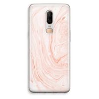 Peach bath: OnePlus 6 Transparant Hoesje