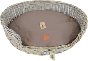 Boony Est 1941 ligkussen ovaal basic brown 90 cm - Gebr de boon