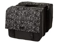 FastRider Livia Trend dubbele fietstas (Kleur: zwart) - thumbnail