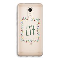 It's Lit: Xiaomi Redmi 5 Transparant Hoesje