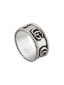 Gucci bague GG Marmont en argent sterling