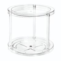 iDesign - Lazy Susan Draaiplateau met Verdieping, 24.1 cm, Kunststof,