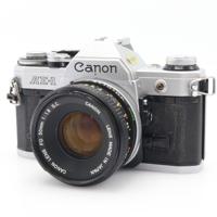 Canon AE-1 zilver + FD 50mm f/1.8 S.C. occasion