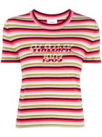 Barrie striped cashmere top - Rose - thumbnail