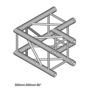 DuraTruss DT 34/2-C21-L90 vierkant truss 2-weg hoek 90°