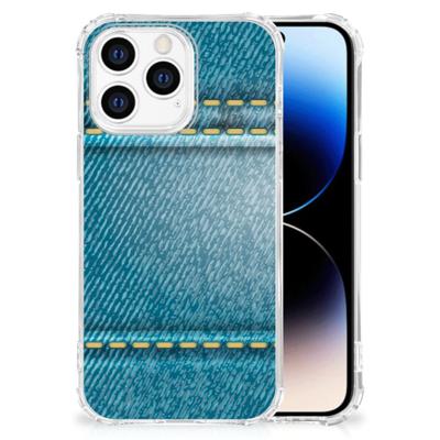iPhone 14 Pro Anti Shock Bumper Case Jeans iPhone 14 Pro Anti Shock Bumper Case Jeans