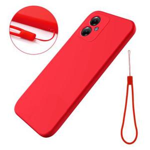 Motorola Moto G64 Liquid Siliconen Hoesje - Rood