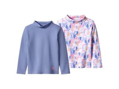 lupilu Set van 2 kinder thermoshirts (lichtblauw/print, 110/116)