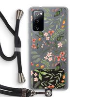 Sweet little flowers: Samsung Galaxy S20 FE / S20 FE 5G Transparant Hoesje met koord