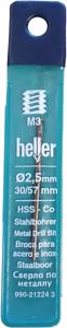 Heller metaalboor 2,5 x 57 mm HSS-Co Cobalt
