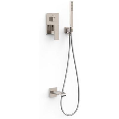 Regendouche set Tres Cuadro | Inbouw | Mengkraan | 2-weg | rechthoek | RVS look