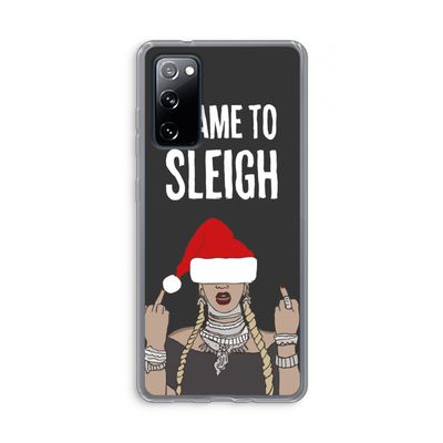 Came To Sleigh: Samsung Galaxy S20 FE / S20 FE 5G Transparant Hoesje