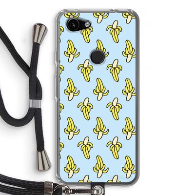 Bananas: Pixel 3a Transparant Hoesje met koord