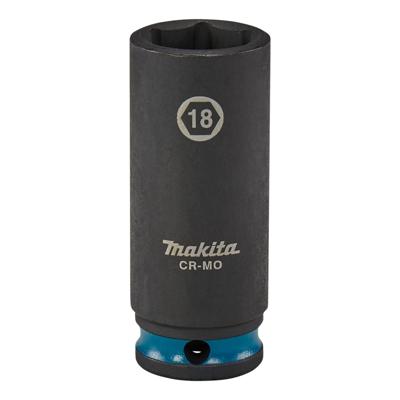 Makita E-16352 Impact Black Krachtdop 3/8" lang | 18 mm
