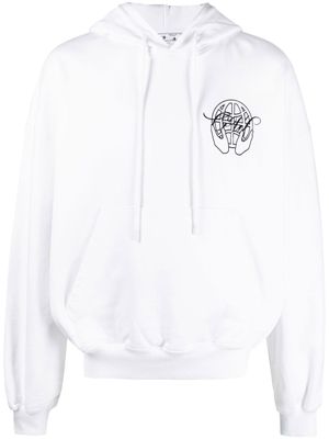 Off-White hoodie Hand Arrows - Blanc
