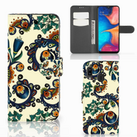 Wallet Case Samsung Galaxy A30 Barok Flower