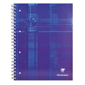 Clairefontaine 82123C Collegeblok Blauw DIN A4 Geruit Aantal paginas: 80