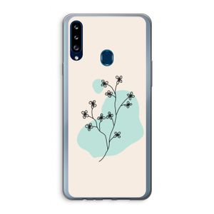 Love your petals: Samsung Galaxy A20s Transparant Hoesje