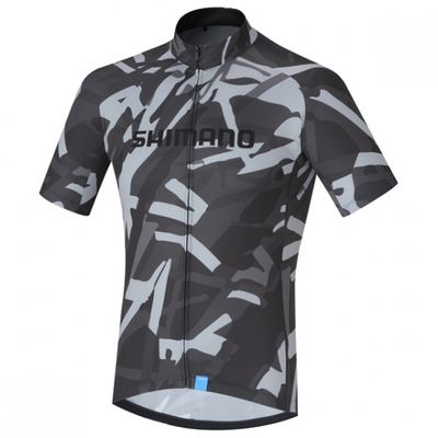 Shimano fietsshirt Team Performance heren grijs Maat S Shimano fietsshirt Team Performance heren grijs Maat S