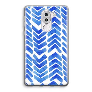 Blauwe pijlen: Honor 6X Transparant Hoesje