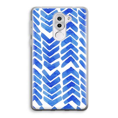 Blauwe pijlen: Honor 6X Transparant Hoesje