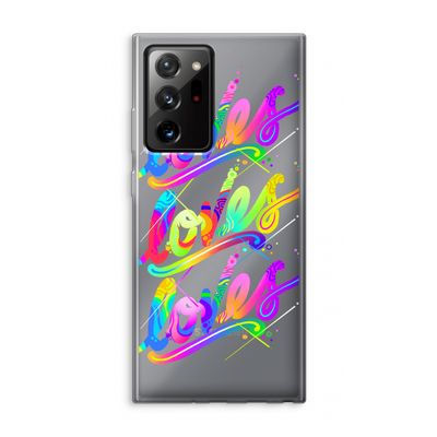 Loves: Samsung Galaxy Note 20 Ultra / Note 20 Ultra 5G Transparant Hoesje