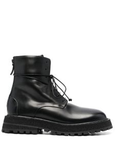 Marsèll bottines en cuir à lacets - Noir